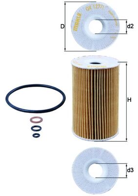 Oil Filter - OX 127/1D KNECHT