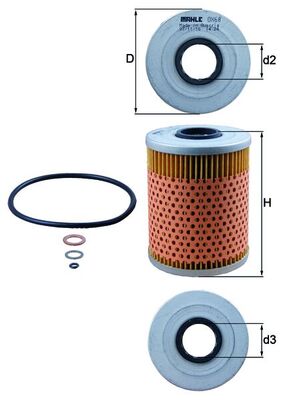 Oil Filter - OX 68D KNECHT