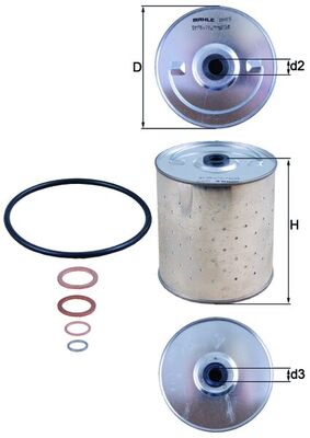 Oil Filter - OX 85D KNECHT