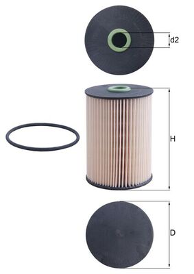 Топливный фильтр - KX 228D KNECHT