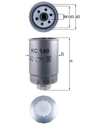 Топливный фильтр - KC 140 KNECHT