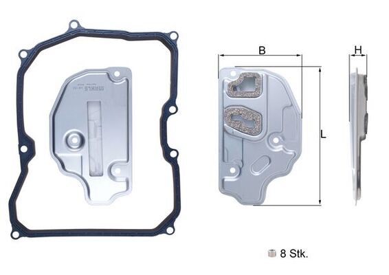 Hydraulic Filter, automatic transmission - HX 150KIT KNECHT