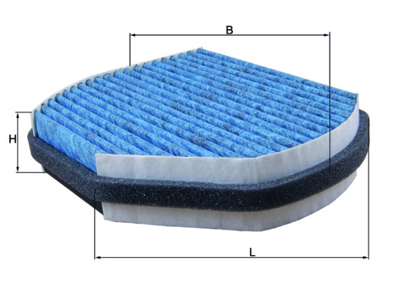 Filter, interior air - LAO 37 KNECHT
