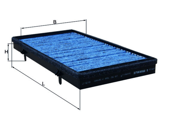 Filter, interior air - LAO 382 KNECHT