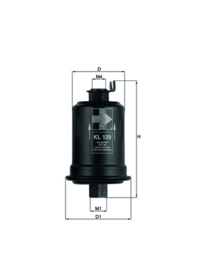 Filtro carburante - KL 129 KNECHT