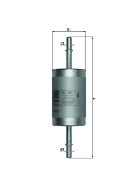 Filtro carburante - KL 181 KNECHT