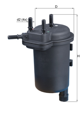 Filtro carburante - KL 430 KNECHT