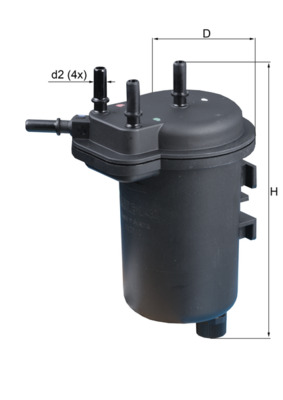 Fuel filter - KL 432 KNECHT