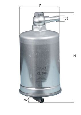 Fuel filter - KL 599 KNECHT