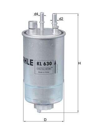 Fuel filter - KL 630 KNECHT