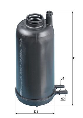 Fuel filter - KL 707D KNECHT