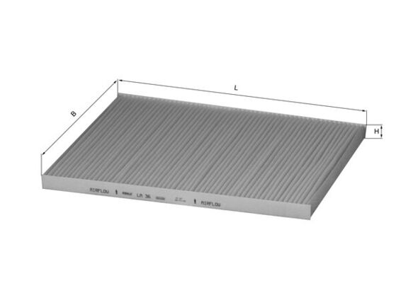 Filter, interior air - LA 36 KNECHT