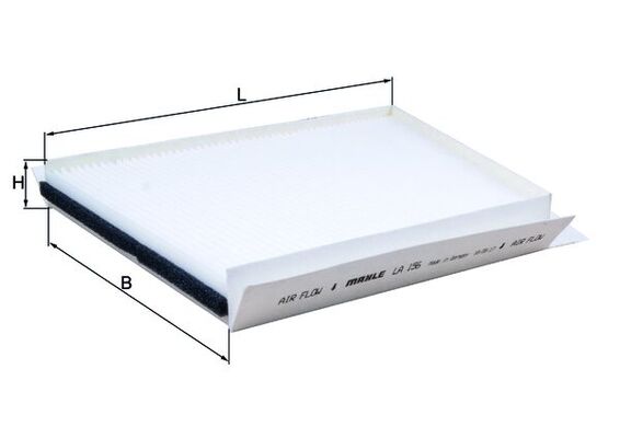 Filter, interior air - LA 156 KNECHT