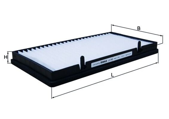 Filter, interior air - LA 382 KNECHT