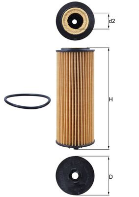 Filtro olio - OX 1162D KNECHT