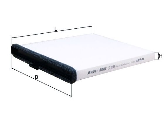 Filter, interior air - LA 1139 KNECHT