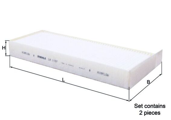 Filtro, Aria abitacolo - LA 1157/S KNECHT