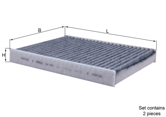 Filtro, Aria abitacolo - LAK 467/S KNECHT