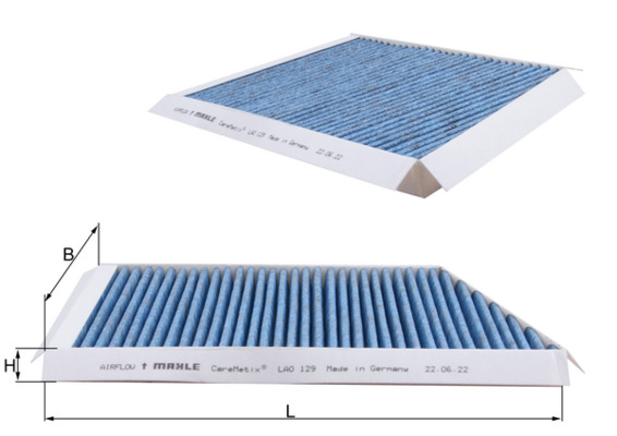 Filter, interior air - LAO 129 KNECHT