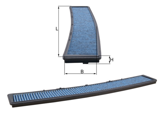 Filter, interior air - LAO 102 KNECHT