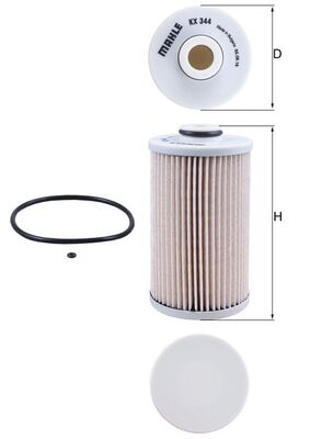 Fuel filter - KX 344D KNECHT