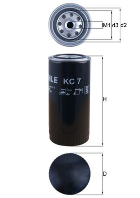 Filtro carburante - KC 7 KNECHT