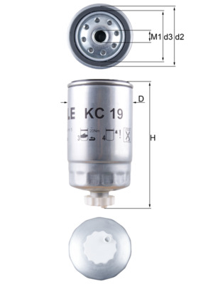 Filtro carburante - KC 19 KNECHT