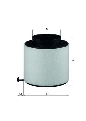 Filtro aria - LX 2092D KNECHT