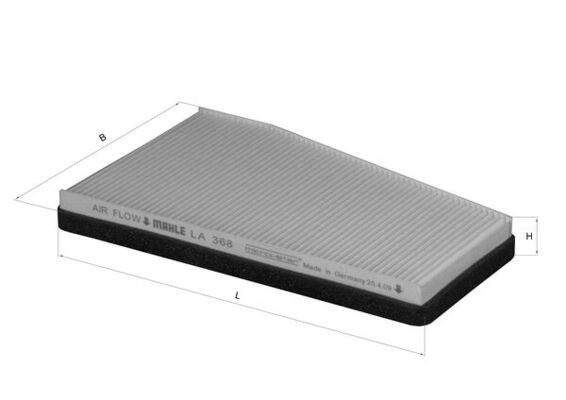 Filter, interior air - LA 368 KNECHT