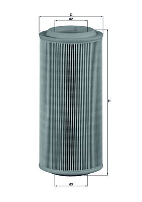 Filtro aria - LX 685 KNECHT