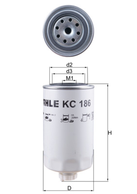 Топливный фильтр - KC 186 KNECHT