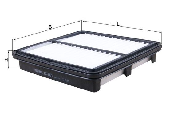 Filtro aria - LX 4301 KNECHT