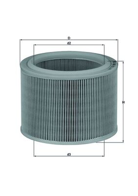 Filtro aria - LX 486 KNECHT