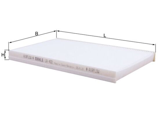Filter, interior air - LA 422 KNECHT