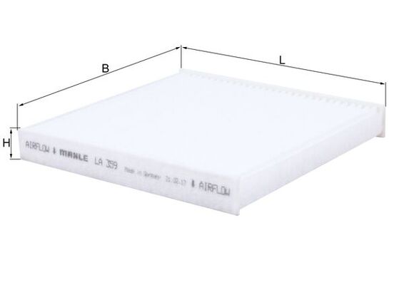 Filter, interior air - LA 359 KNECHT