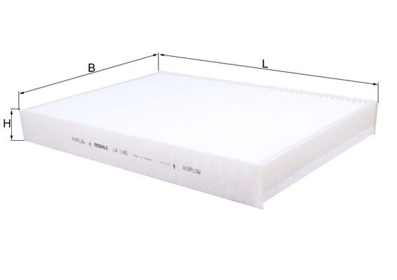 Filter, interior air - LA 1185 KNECHT