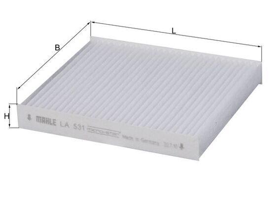 Filter, interior air - LA 531 KNECHT