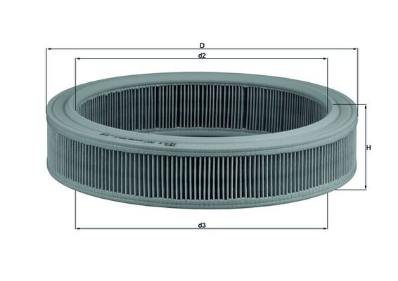 Filtro aria - LX 202 KNECHT
