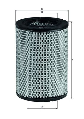 Luftfilter - LX 228 KNECHT