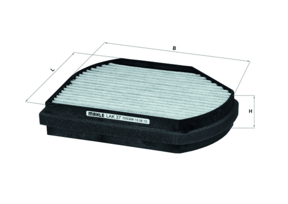 Filtro, Aria abitacolo - LAK 37 KNECHT