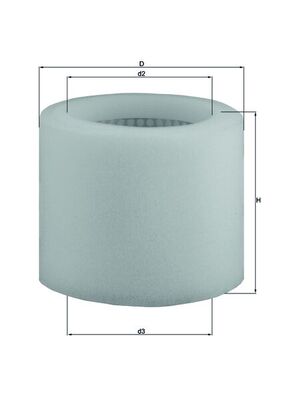 oro filtras - LX 123 KNECHT
