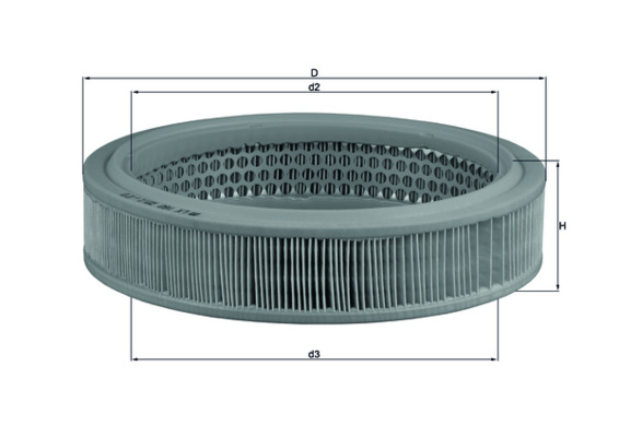 Filtro aria - LX 160 KNECHT