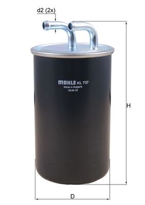 Fuel filter - KL 737 KNECHT