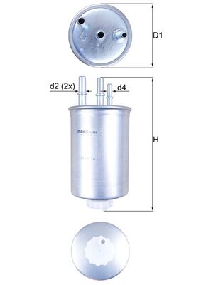 Filtro carburante - KL 505 KNECHT