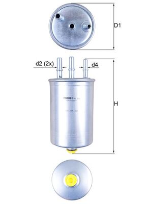 Fuel filter - KL 511 KNECHT