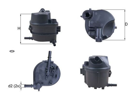 Filtro carburante - KL 777D KNECHT