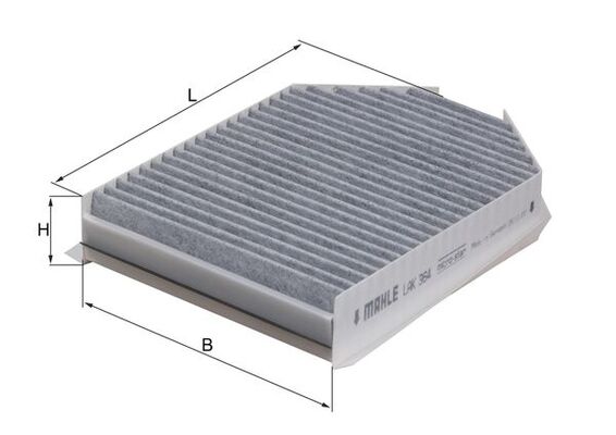 Filter, interior air - LAK 364 KNECHT
