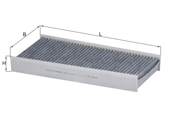 Filter, interior air - LAK 412 KNECHT