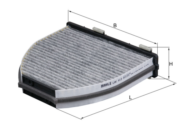 Filter, interior air - LAK 413 KNECHT