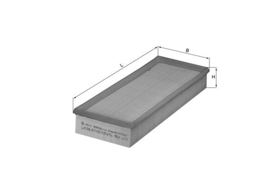 Воздушный фильтр - LX 106 KNECHT
